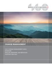 Change Management Broschüre | SGO Business School